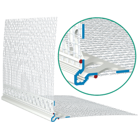 PVC-Gewebeeckwinkel 12,5 × 12,5 cm – Produkt-Abbildung